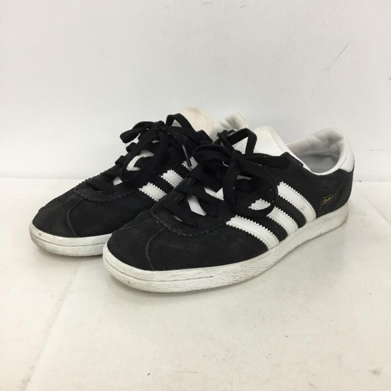 アディダス adidas スニーカー スニーカー JI1882 STADT 24cm 24.0cm ロゴ、文字 黒 / ブラック / black X 白 / ホワイト / white レディース USED 古着 中古 10155130