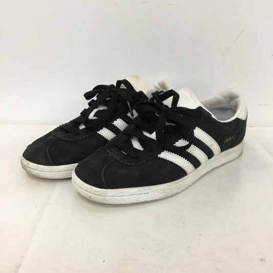 アディダス adidas スニーカー スニーカー JI1882 STADT 24cm 24.0cm ロゴ、文字 黒 / ブラック / black X 白 / ホワイト / white レディース USED 古着 中古 10155130