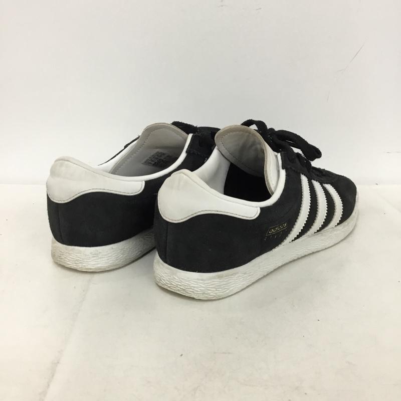 アディダス adidas スニーカー スニーカー JI1882 STADT 24cm 24.0cm ロゴ、文字 黒 / ブラック / black X 白 / ホワイト / white レディース USED 古着 中古 10155130