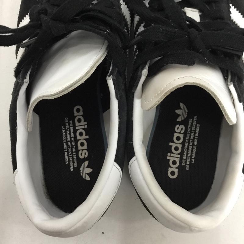 アディダス adidas スニーカー スニーカー JI1882 STADT 24cm 24.0cm ロゴ、文字 黒 / ブラック / black X 白 / ホワイト / white レディース USED 古着 中古 10155130