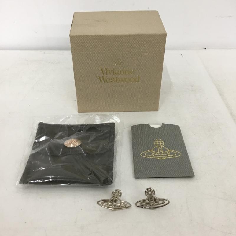 ヴィヴィアンウエストウッド Vivienne Westwood アクセサリー ピアス オーブ 両耳 箱有  銀 / シルバー / silver color レディース USED 古着 中古 10155132