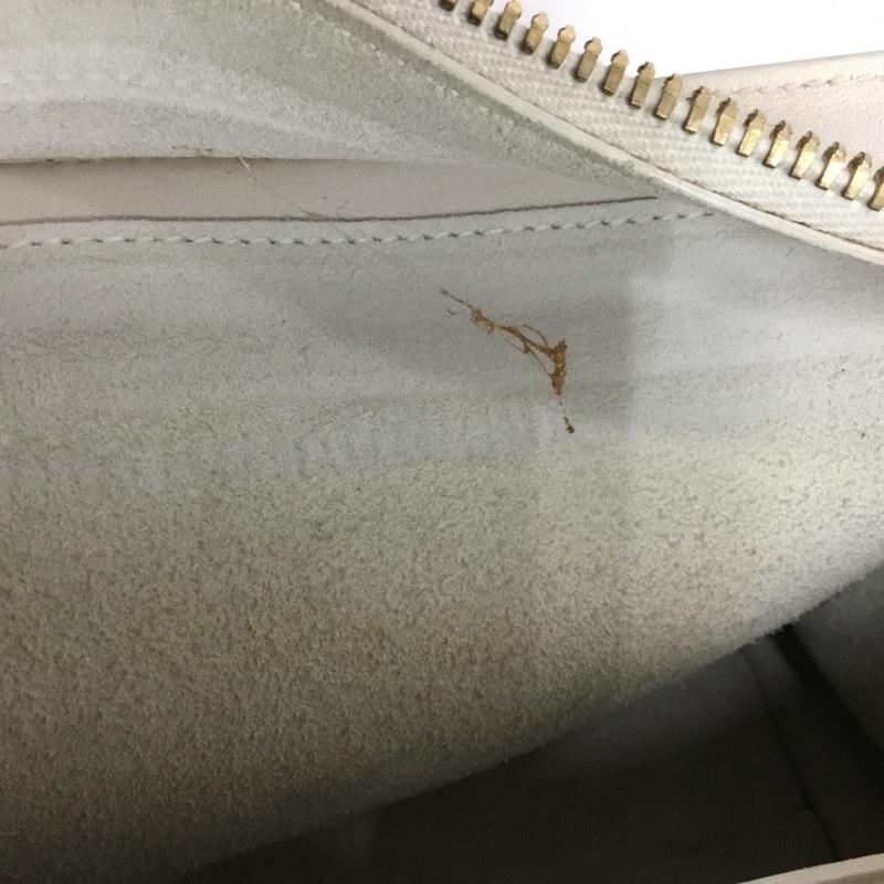 サンローラン SAINTLAURENT ハンドバッグ ハンドバッグ Baby Cabas 2WAY ショルダーバッグ YSL ロゴ、文字 アイボリー / アイボリー / X 金 / ゴールド / gold color レディース USED 古着 中古 10155134