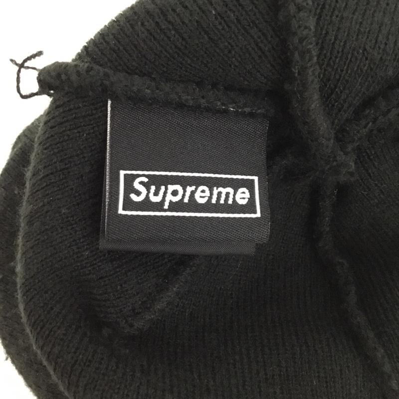 シュプリーム Supreme 帽子 ニット帽 New Era Box Logo Beanie ペイズリーボックスロゴ 19AW 19FW ロゴ、文字 黒 / ブラック / black メンズ USED 古着 中古 10155136