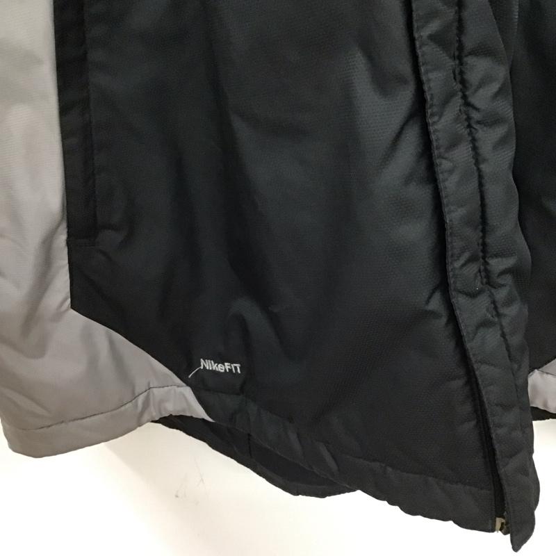 ナイキ NIKE ジャケット、上着 ジャンパー、ブルゾン ジップアップジャケット ナイロンジャケット アウター XXL ロゴ、文字 黒 / ブラック / black X 灰 / グレー / gray X 赤 / レッド / red メンズ USED 古着 中古 10155137