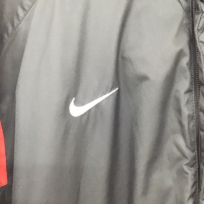 ナイキ NIKE ジャケット、上着 ジャンパー、ブルゾン ジップアップジャケット ナイロンジャケット アウター XXL ロゴ、文字 黒 / ブラック / black X 灰 / グレー / gray X 赤 / レッド / red メンズ USED 古着 中古 10155137