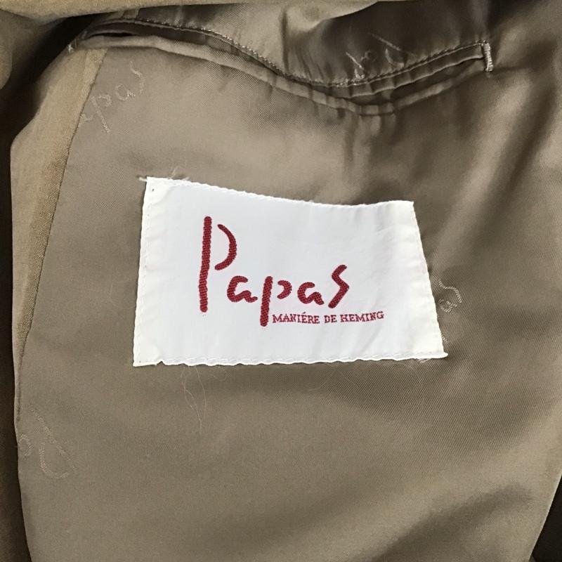 パパス PAPAS ジャケット、上着 ジャケット、ブレザー ジャケット アウター カラージャケット L 無地 ベージュ / ベージュ / beige メンズ USED 古着 中古 10155141