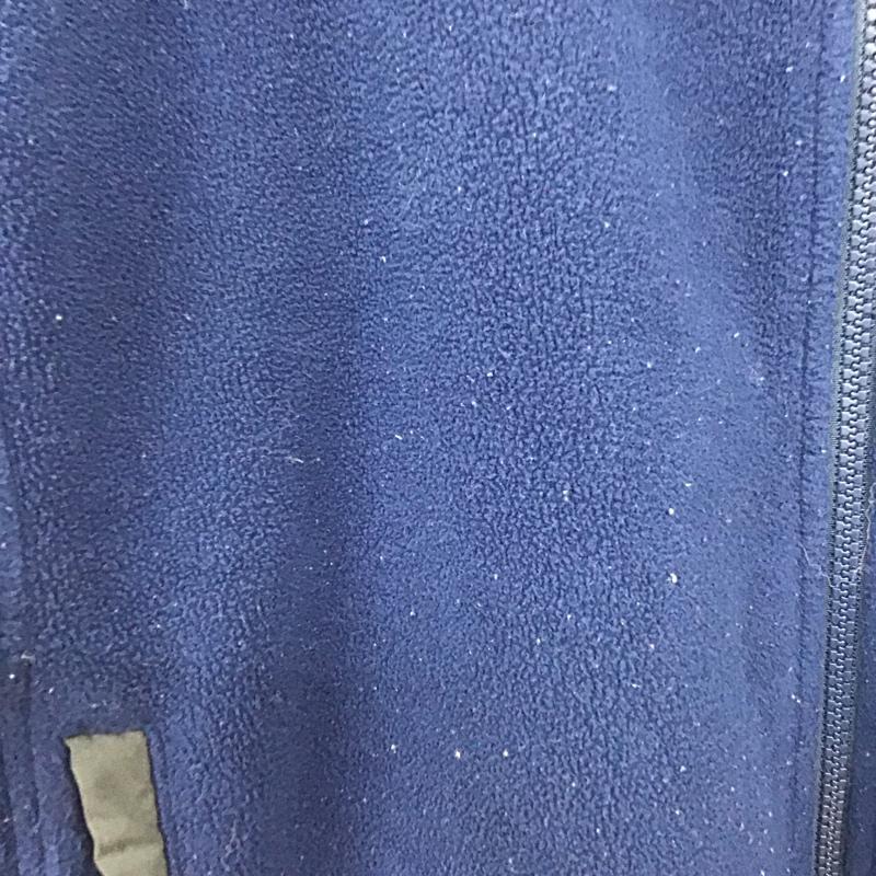 ザノースフェイス THE NORTH FACE ジャケット、上着 ジャンパー、ブルゾン ジップアップジャケット フリースジャケット スタンドネック XL ロゴ、文字 紺 / ネイビー / navy メンズ USED 古着 中古 10155147