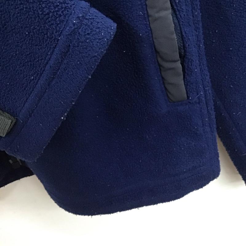 ザノースフェイス THE NORTH FACE ジャケット、上着 ジャンパー、ブルゾン ジップアップジャケット フリースジャケット スタンドネック XL ロゴ、文字 紺 / ネイビー / navy メンズ USED 古着 中古 10155147