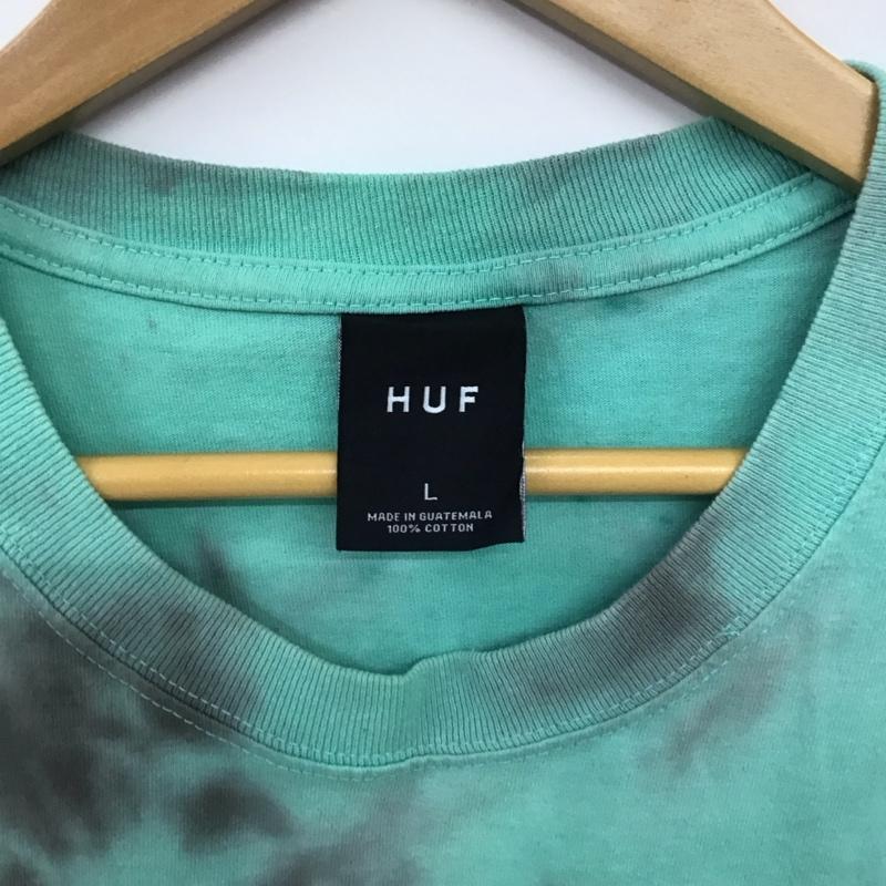 ハフ HUF Tシャツ 半袖 半袖カットソー プリントTシャツ クルーネックカットソー L ロゴ、文字 マルチカラー / マルチカラー / multicolor メンズ USED 古着 中古 10155153