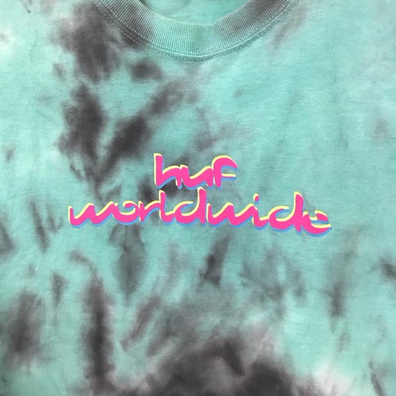 ハフ HUF Tシャツ 半袖 半袖カットソー プリントTシャツ クルーネックカットソー L ロゴ、文字 マルチカラー / マルチカラー / multicolor メンズ USED 古着 中古 10155153