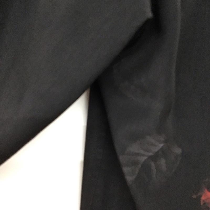 ラッドミュージシャン LAD MUSICIAN シャツ、ブラウス 長袖 2218-105 DECHINESTANDARDSHIRTINKJETROSEPHOTO 44 プリント 黒 / ブラック / black メンズ USED 古着 中古 10155154
