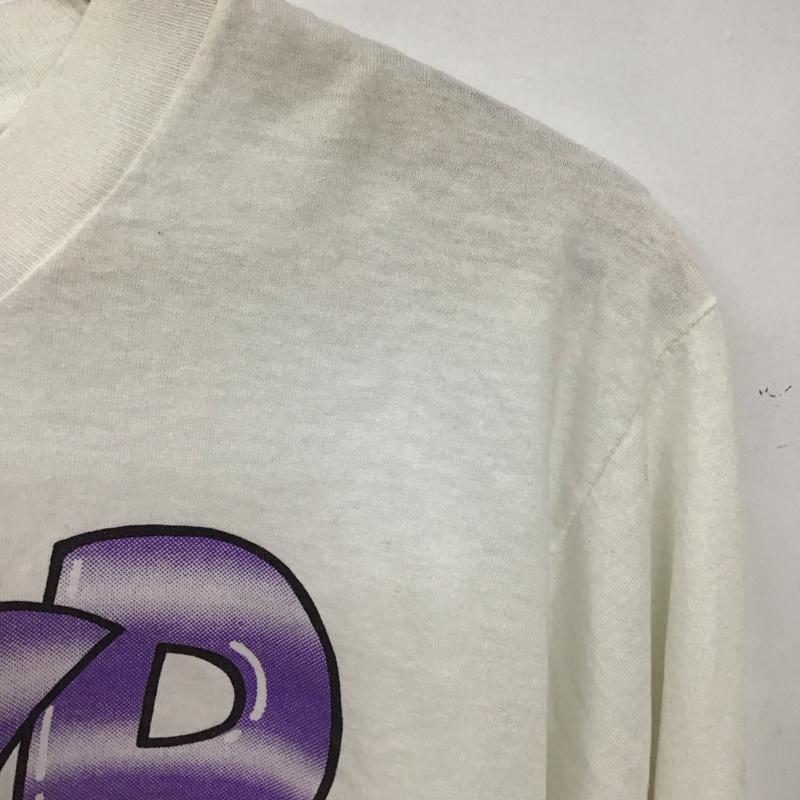 古着 USED Tシャツ 長袖 長袖Tシャツ プリントTシャツ 長袖カットソー プリント 白 / ホワイト / white メンズ USED 古着 中古 10155158