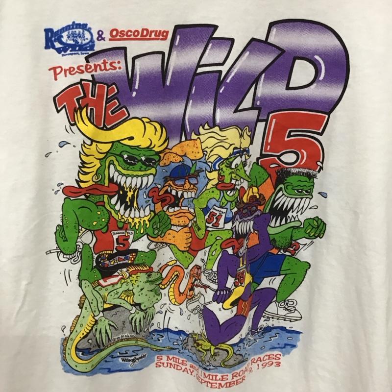 古着 USED Tシャツ 長袖 長袖Tシャツ プリントTシャツ 長袖カットソー プリント 白 / ホワイト / white メンズ USED 古着 中古 10155158