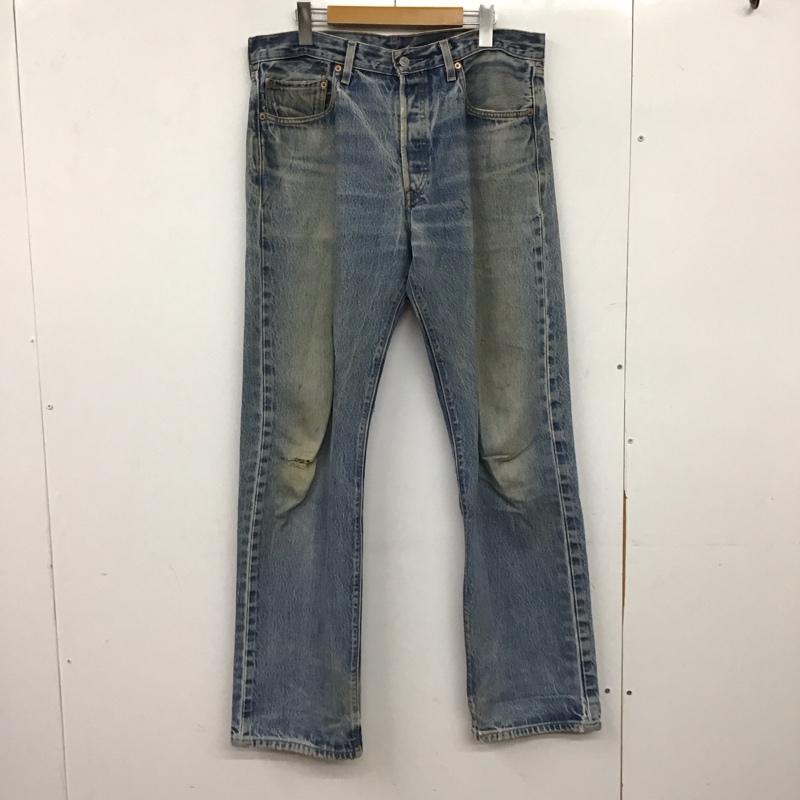リーバイストラウスアンドコー Levi Strauss & co. パンツ デニム、ジーンズ デニムパンツ スリムパンツ 35インチ 無地 インディゴ / インディゴ / Indigo メンズ USED 古着 中古 10155162