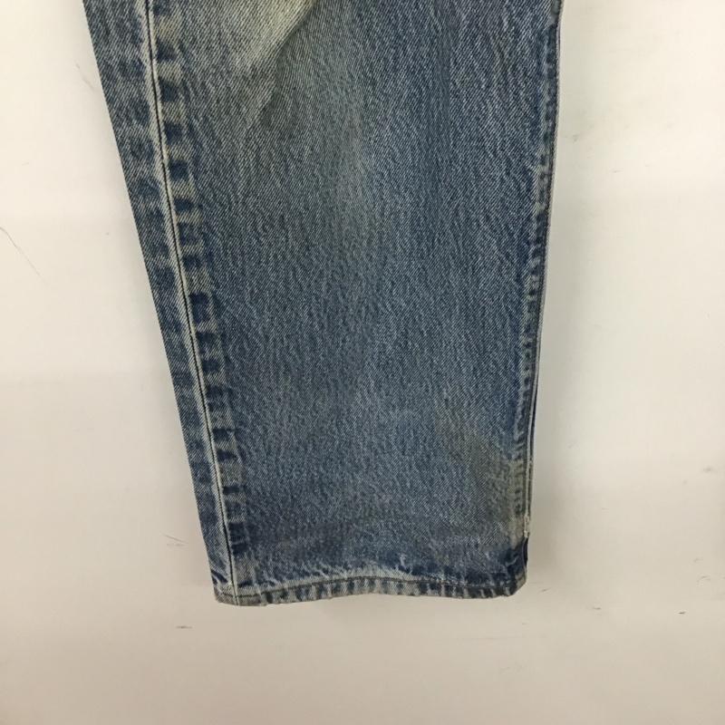 リーバイストラウスアンドコー Levi Strauss & co. パンツ デニム、ジーンズ デニムパンツ スリムパンツ 35インチ 無地 インディゴ / インディゴ / Indigo メンズ USED 古着 中古 10155162