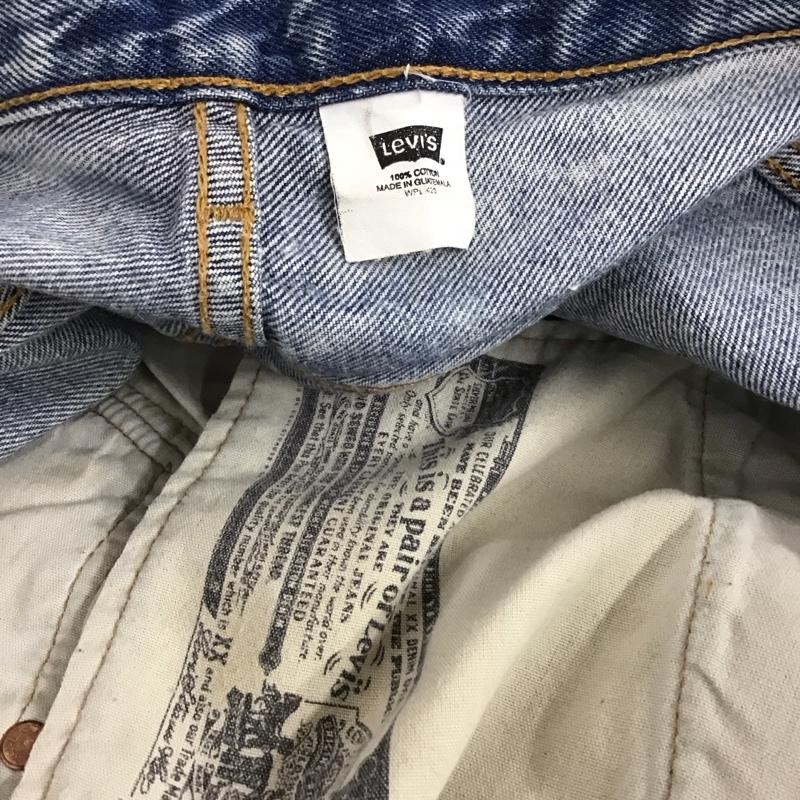リーバイストラウスアンドコー Levi Strauss & co. パンツ デニム、ジーンズ デニムパンツ スリムパンツ 35インチ 無地 インディゴ / インディゴ / Indigo メンズ USED 古着 中古 10155162