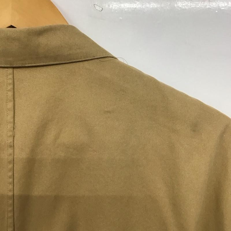 パパス Papas MANIERE DE HEMING ジャケット、上着 ジャケット、ブレザー カジュアルジャケット アウター カラージャケット L 無地 ベージュ / ベージュ / beige メンズ USED 古着 中古 10155165