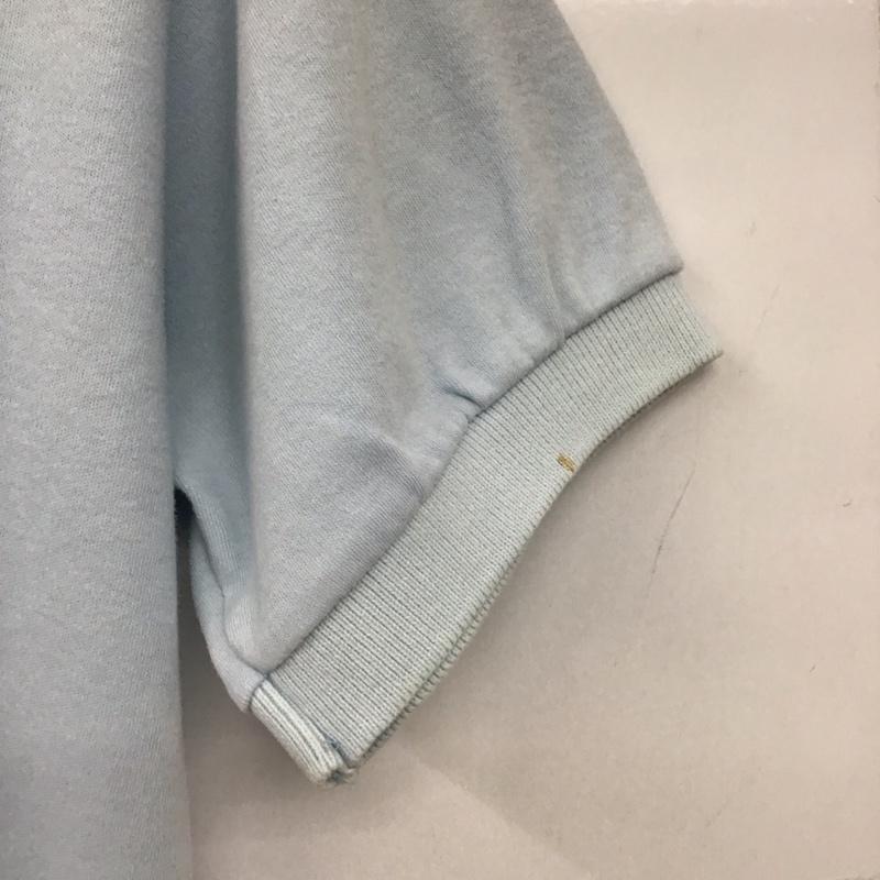 ポロバイラルフローレン Polo by RALPH LAUREN ポロシャツ 半袖 半袖ポロシャツ カラーシャツ 半袖カットソー L ロゴ、文字 水色 / ライトブルー / メンズ USED 古着 中古 10155167