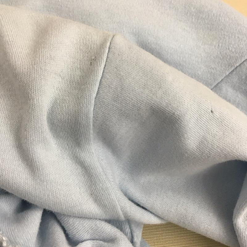 ポロバイラルフローレン Polo by RALPH LAUREN ポロシャツ 半袖 半袖ポロシャツ カラーシャツ 半袖カットソー L ロゴ、文字 水色 / ライトブルー / メンズ USED 古着 中古 10155167