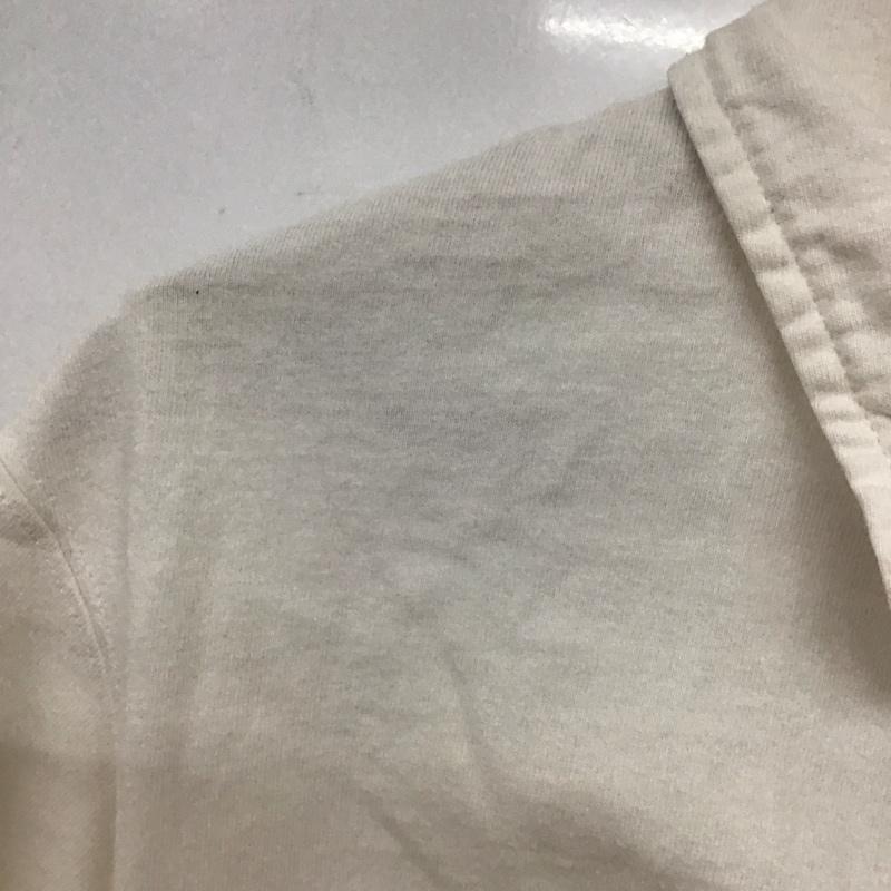 アバクロンビーアンドフィッチ ABERCROMBIE&FITCH ポロシャツ 半袖 半袖ポロシャツ カラーシャツ 半袖カットソー L ロゴ、文字 アイボリー / アイボリー / メンズ USED 古着 中古 10155171