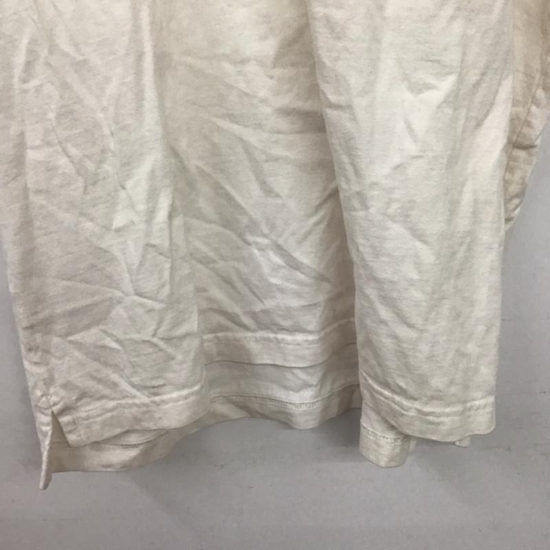 アバクロンビーアンドフィッチ ABERCROMBIE&FITCH ポロシャツ 半袖 半袖ポロシャツ カラーシャツ 半袖カットソー L ロゴ、文字 アイボリー / アイボリー / メンズ USED 古着 中古 10155171