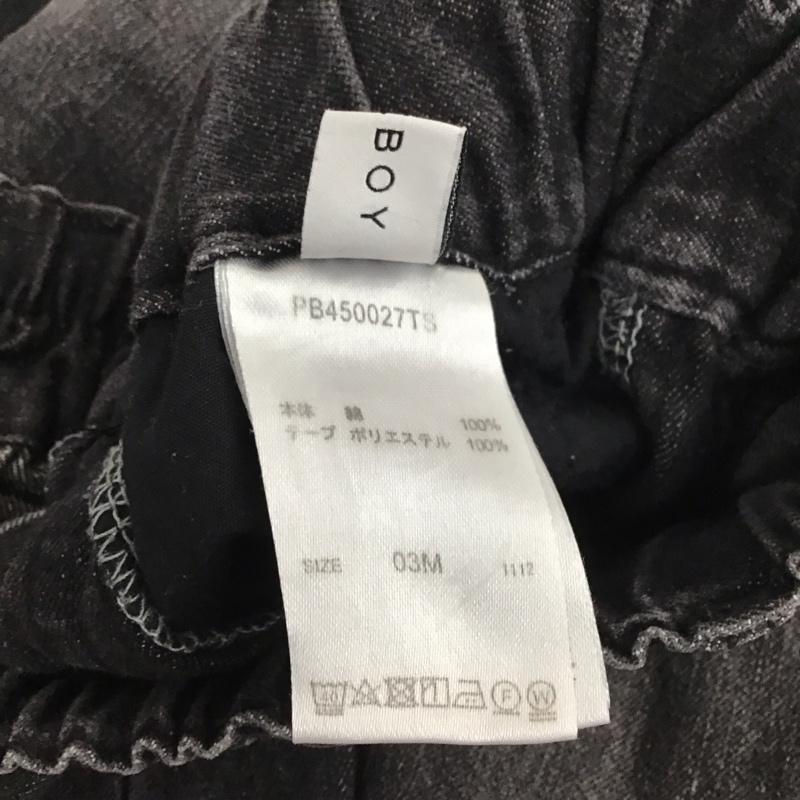 ページボーイ PAGEBOY パンツ デニム、ジーンズ M 無地 黒 / ブラック / black X 灰 / グレー / gray レディース USED 古着 中古 10155172