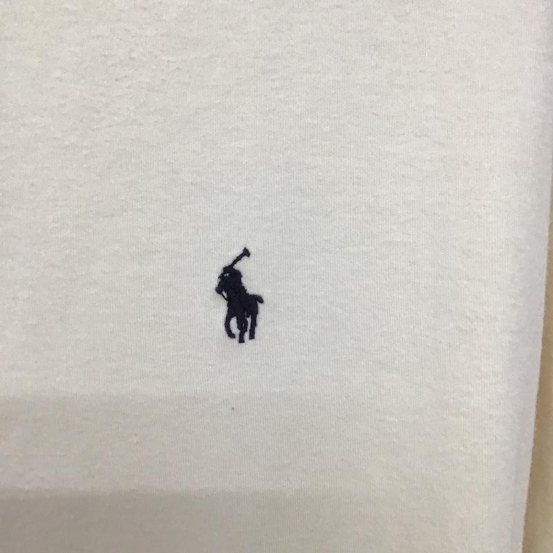 ラルフローレン RALPHLAUREN ポロシャツ 半袖 半袖ポロシャツ カラーシャツ 半袖カットソー L ロゴ、文字 黄 / イエロー / yellow メンズ USED 古着 中古 10155174