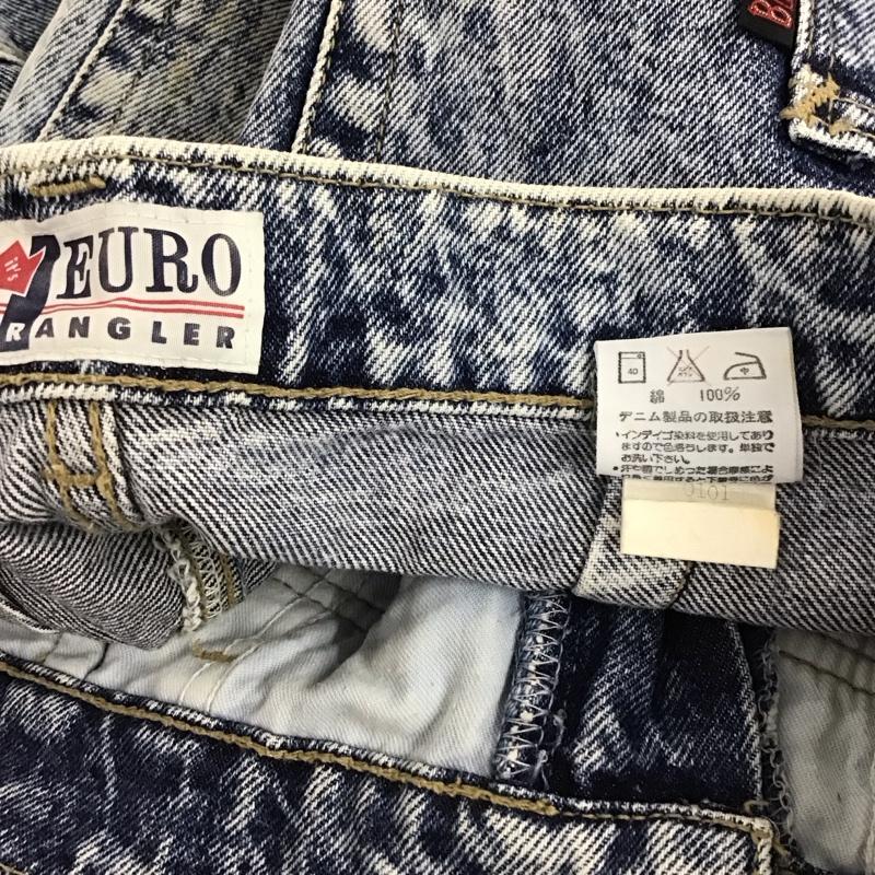 ラングラー Wrangler パンツ デニム、ジーンズ デニムパンツ ワイドパンツ カジュアルパンツ 29インチ 無地 インディゴ / インディゴ / Indigo メンズ USED 古着 中古 10155176