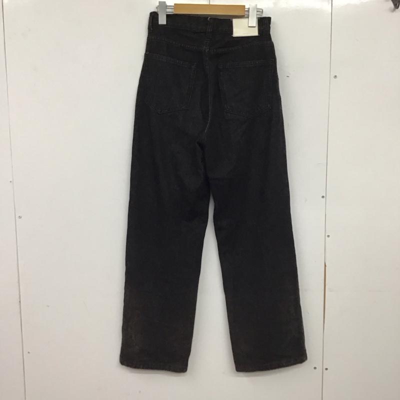 ページボーイ PAGEBOY パンツ デニム、ジーンズ ワイドパンツ S 無地 黒 / ブラック / black レディース USED 古着 中古 10155177