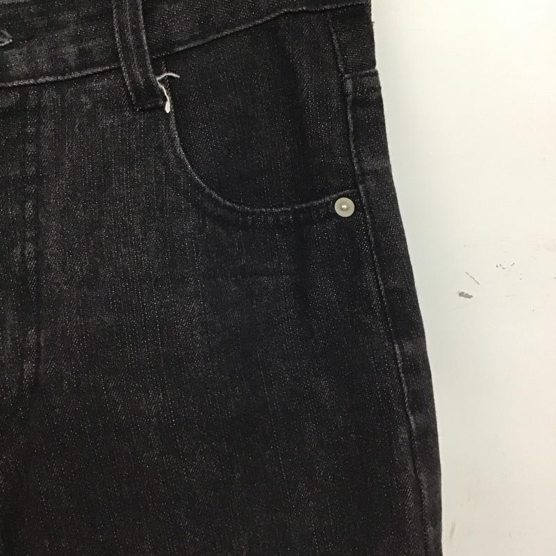 ページボーイ PAGEBOY パンツ デニム、ジーンズ ワイドパンツ S 無地 黒 / ブラック / black レディース USED 古着 中古 10155177