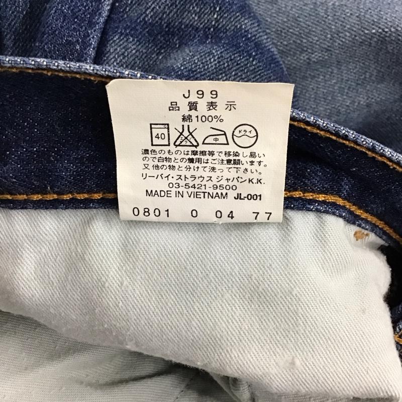 リーバイスレッドタブ Levi s RED TAB パンツ デニム、ジーンズ デニムパンツ スリムパンツ カジュアルパンツ カーゴパンツ 30インチ 無地 インディゴ / インディゴ / Indigo メンズ USED 古着 中古 10155178
