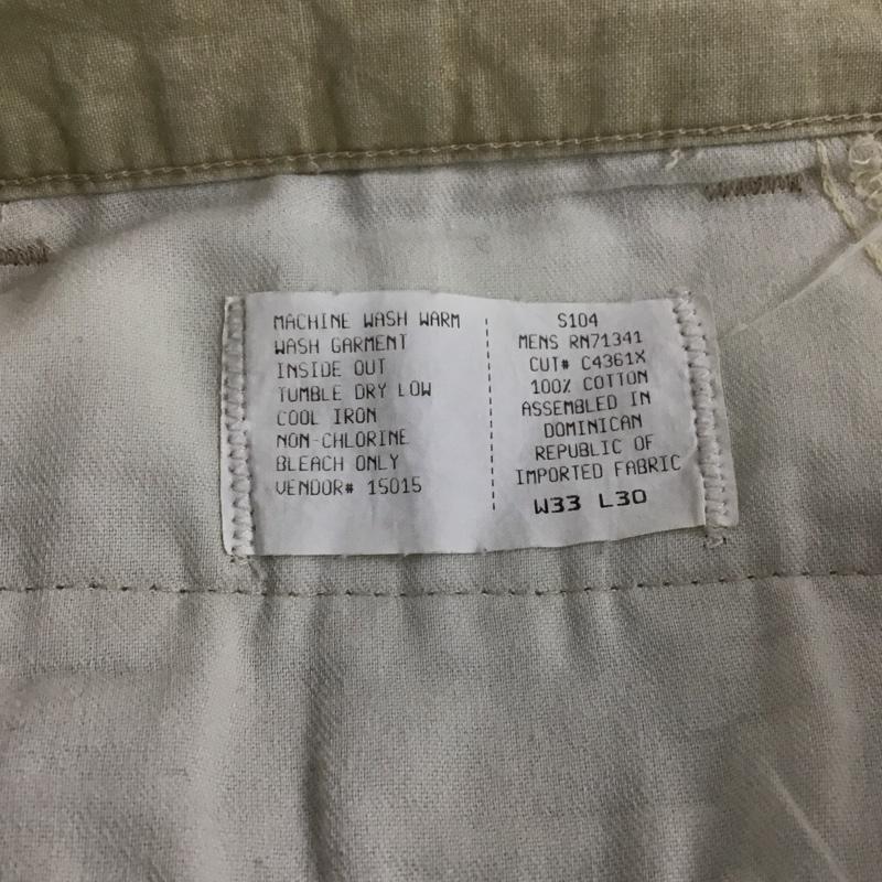 エルエルビーン L.L.Bean パンツ チノパン チノパン ワイドパンツ カジュアルパンツ 33インチ 無地 ベージュ / ベージュ / beige メンズ USED 古着 中古 10155179