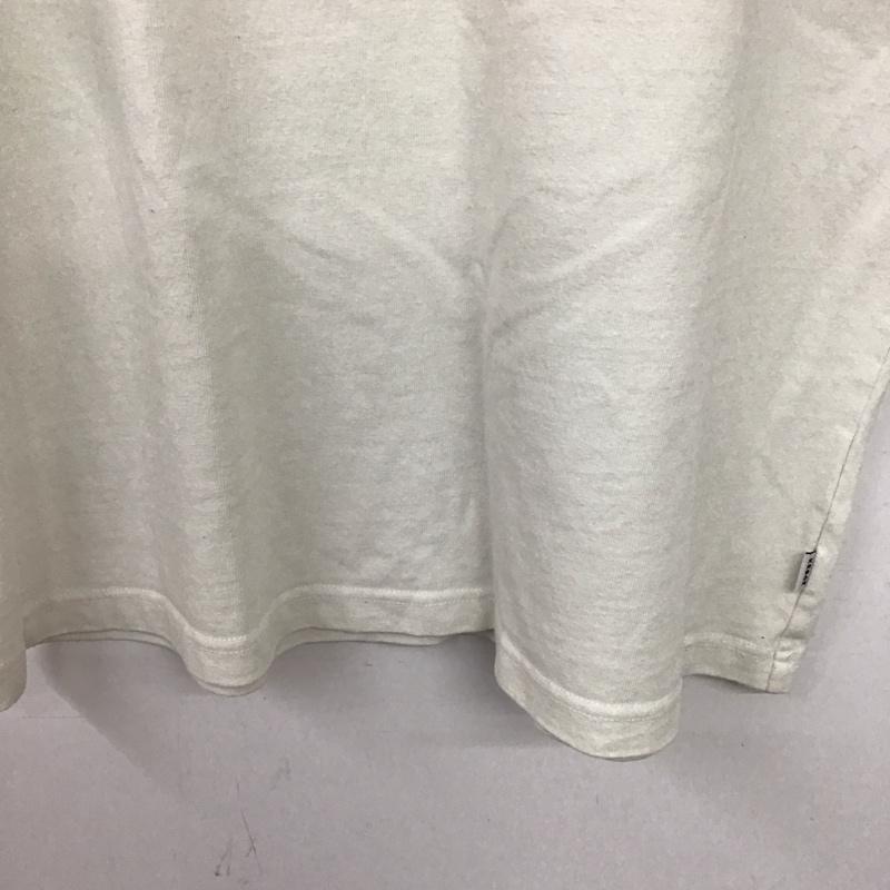 ケボズ KEBOZ Tシャツ 半袖 半袖カットソー プリントTシャツ クルーネックカットソー L ロゴ、文字 アイボリー / アイボリー / メンズ USED 古着 中古 10155183
