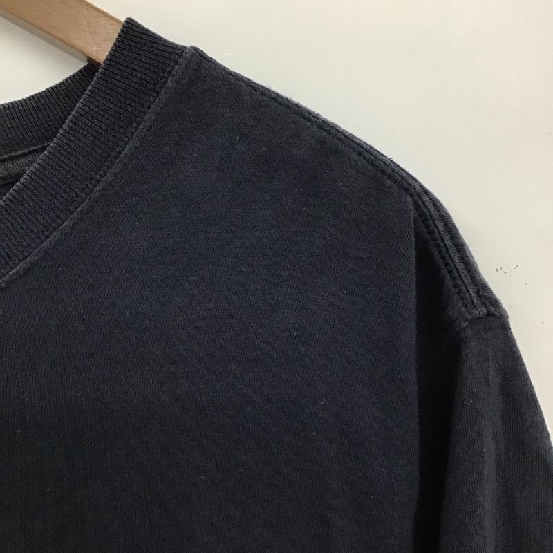 カーハート Carhartt Tシャツ 半袖 半袖カットソー プリントTシャツ クルーネックカットソー M ロゴ、文字 紺 / ネイビー / navy メンズ USED 古着 中古 10155184