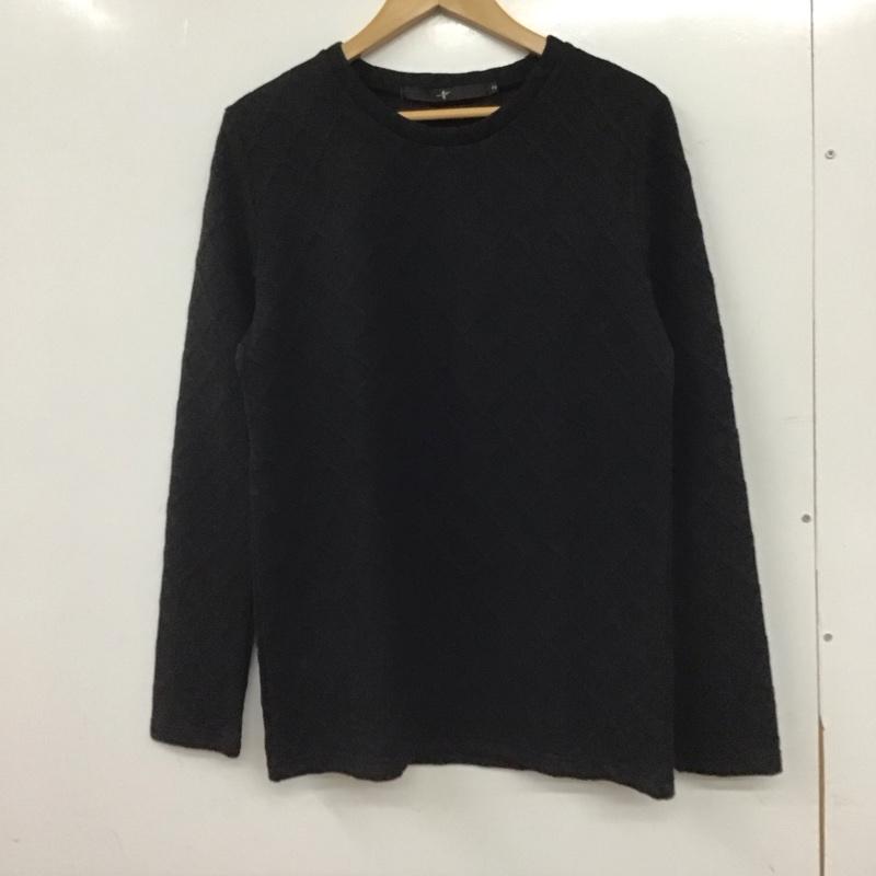 ノーアイディ NO ID. ニット、セーター 長袖 長袖ニット セーター 2 総柄 黒 / ブラック / black メンズ USED 古着 中古 10155188