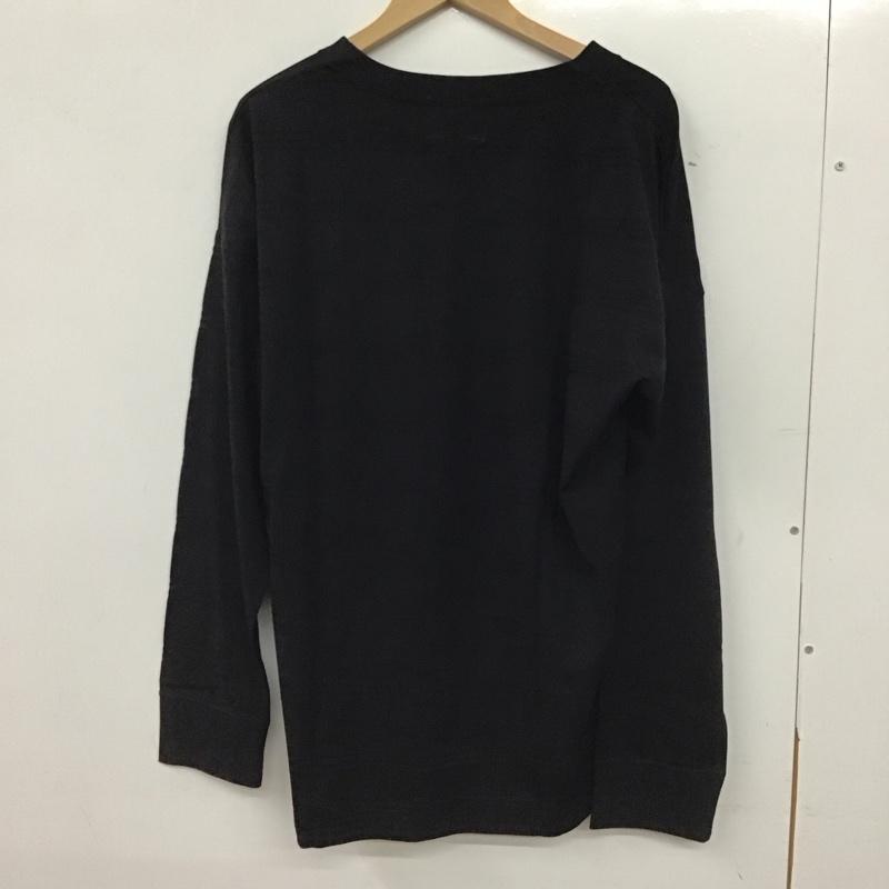 ヴィヴィアンウエストウッドマン Vivienne Westwood MAN カットソー 長袖 長袖カットソー プリントカットソー クルーネック 44 ロゴ、文字 黒 / ブラック / black メンズ USED 古着 中古 10155190