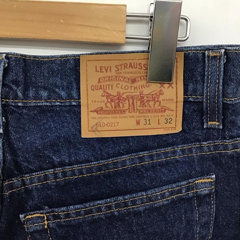 リーバイストラウスアンドコー Levi Strauss & co. パンツ デニム、ジーンズ デニムパンツ ワイドパンツ カジュアルパンツ 31インチ 無地 インディゴ / インディゴ / Indigo メンズ USED 古着 中古 10155191