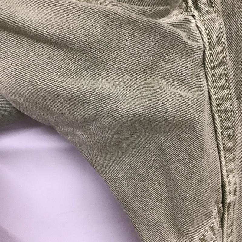 グラミチ GRAMICCI パンツ ワークパンツ、ペインターパンツ ワイドパンツ カジュアルパンツ ワークパンツ S ロゴ、文字 カーキ / カーキ / khaki メンズ USED 古着 中古 10155192