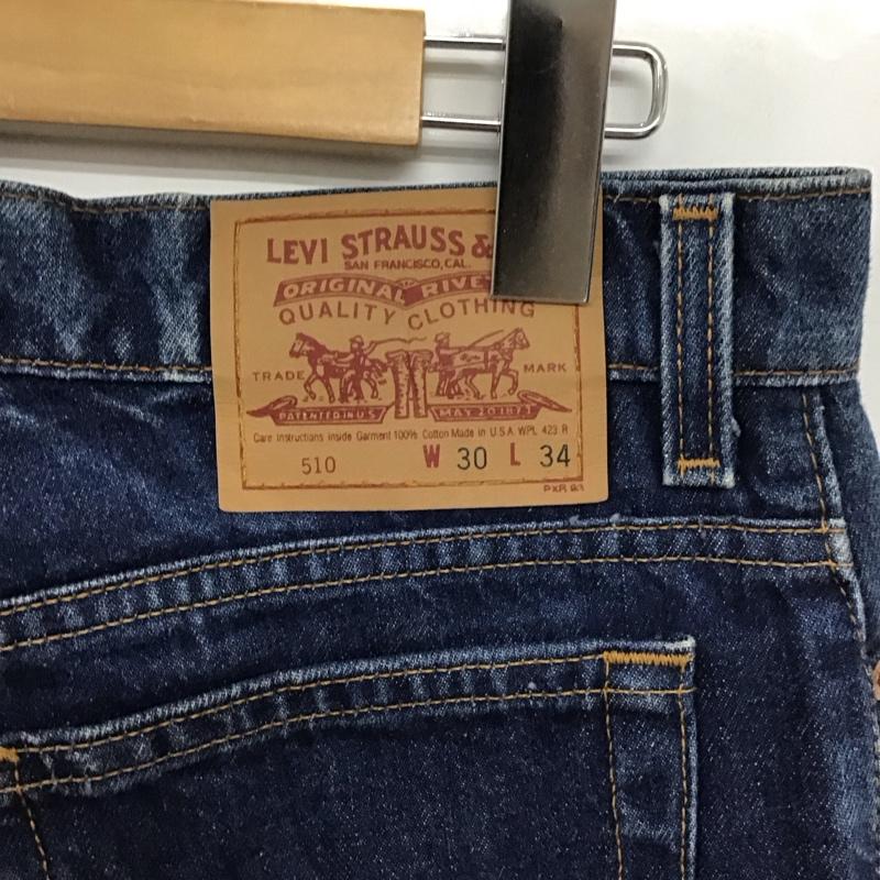 リーバイストラウスアンドコー Levi Strauss & co. パンツ デニム、ジーンズ デニムパンツ ワイドパンツ カジュアルパンツ 30インチ 無地 インディゴ / インディゴ / Indigo メンズ USED 古着 中古 10155198