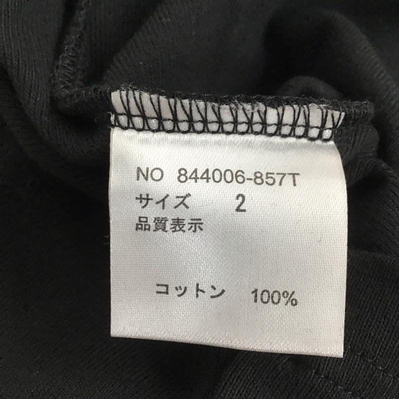ノーアイディ NO ID. カットソー 長袖 長袖カットソー 無地カットソー クルーネック 2 無地 黒 / ブラック / black メンズ USED 古着 中古 10155201