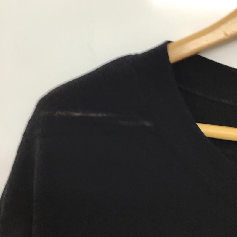 ヴィヴィアンウエストウッドマン Vivienne Westwood MAN カットソー 長袖 長袖カットソー 無地カットソー クルーネック 44 ロゴ、文字 黒 / ブラック / black メンズ USED 古着 中古 10155204