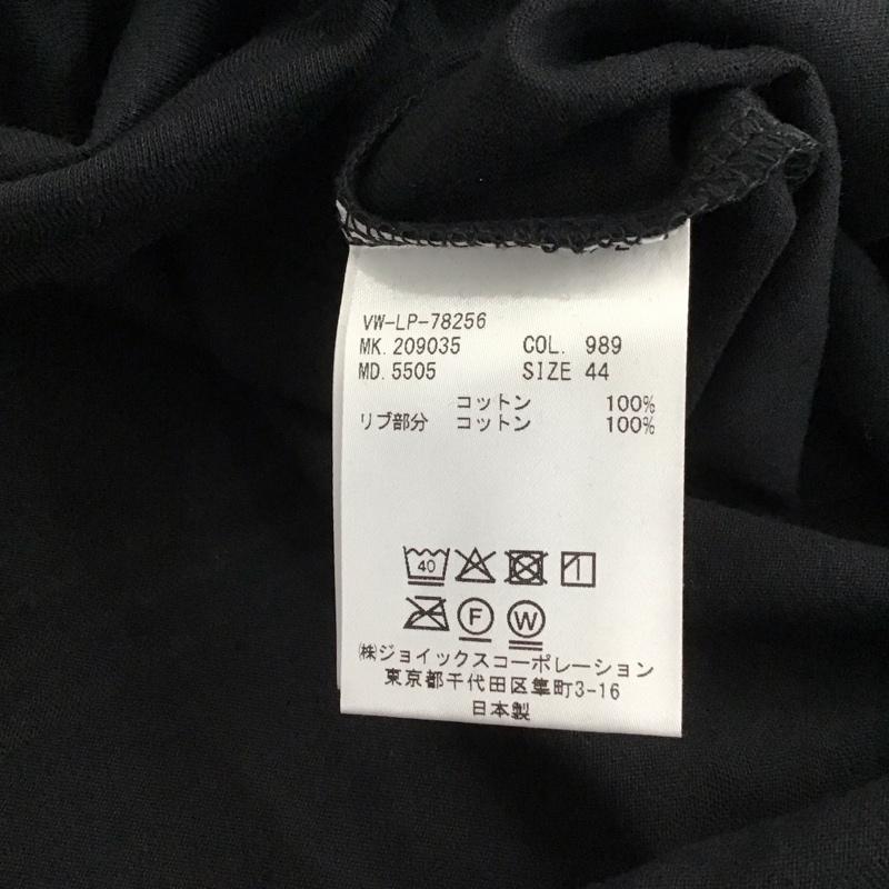 ヴィヴィアンウエストウッドマン Vivienne Westwood MAN カットソー 長袖 長袖カットソー 無地カットソー クルーネック 44 ロゴ、文字 黒 / ブラック / black メンズ USED 古着 中古 10155204