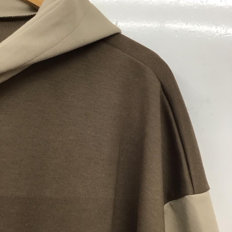アンゲネーム ANGENEHM パーカー 半袖 半袖パーカーカットソー プルオーバーパーカー M 無地 ベージュ / ベージュ / beige メンズ USED 古着 中古 10155205