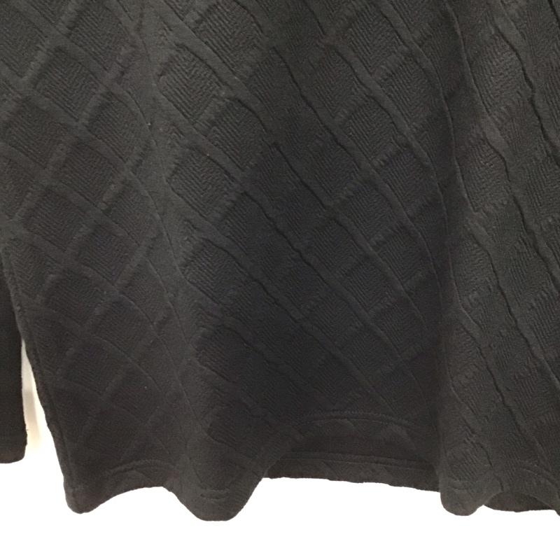 ノーアイディ NO ID. ニット、セーター 長袖 長袖ニットカットソー クルーネック セーター 2 総柄 黒 / ブラック / black メンズ USED 古着 中古 10155207
