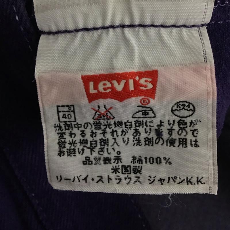 リーバイストラウスアンドコー Levi Strauss & co. パンツ デニム、ジーンズ デニムパンツ スリムパンツ カジュアルパンツ 30インチ 無地 紫 / パープル / purple メンズ USED 古着 中古 10155209