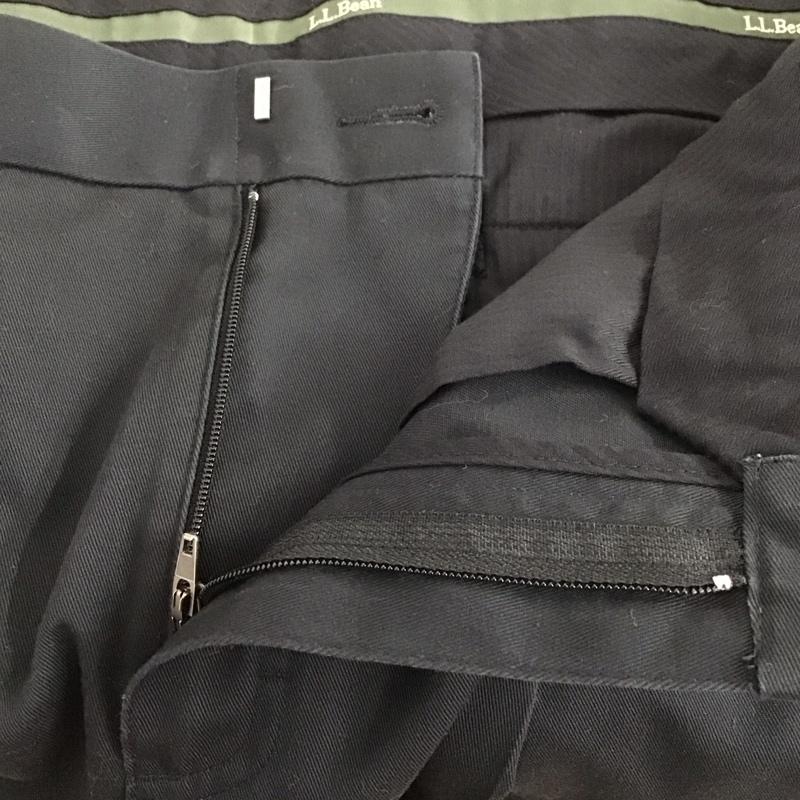 エルエルビーン L.L.Bean パンツ スラックス ワイドパンツ スラックスパンツ カジュアルパンツ 34 無地 黒 / ブラック / black メンズ USED 古着 中古 10155210