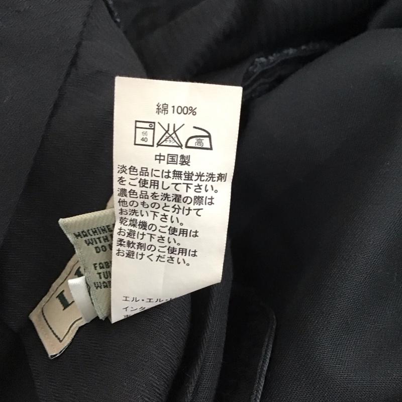 エルエルビーン L.L.Bean パンツ スラックス ワイドパンツ スラックスパンツ カジュアルパンツ 34 無地 黒 / ブラック / black メンズ USED 古着 中古 10155210