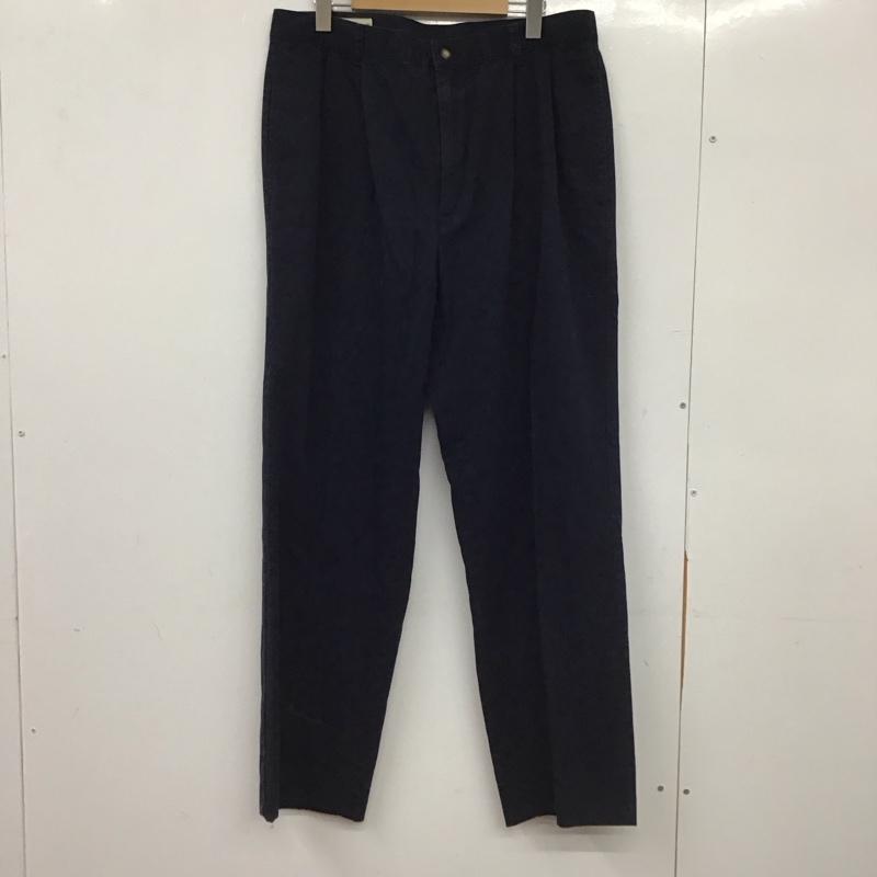 カッターアンドバック CUTTER&BUCK パンツ チノパン チノパン ワイドパンツ カジュアルパンツ 無地 紺 / ネイビー / navy メンズ USED 古着 中古 10155213