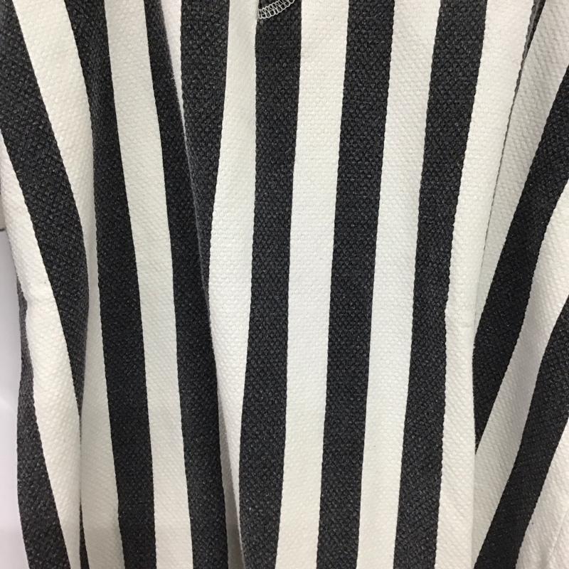 古着 USED ポロシャツ 半袖 半袖ポロシャツ カラーシャツ 半袖カットソー M ストライプ アイボリー / アイボリー / X ダークグレー / ダークグレー / メンズ USED 古着 中古 10155217