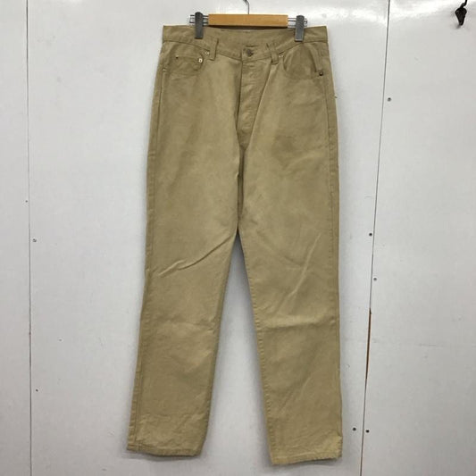 ダブルアールエル RRL パンツ デニム、ジーンズ ワイドパンツ カジュアルパンツ ワークパンツ デニムパンツ 31インチ ロゴ、文字 ベージュ / ベージュ / beige メンズ USED 古着 中古 10155219